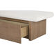 Gemma White Storage Bench